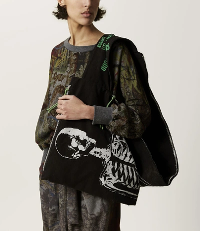Vivienne Westwood Putney Propaganda Skeleton Bag Black | ModeSens