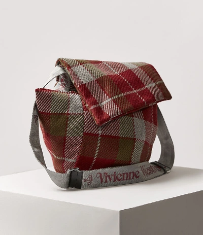 Shop Vivienne Westwood Tintwistle Medium Shoulder Bag Vivienne's Tartan