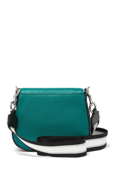 Shop Marc Jacobs Empire City Mini Leather Messenger Bag In Arugula Multi