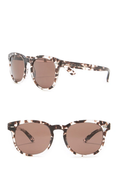 Shop Dolce & Gabbana 51mm Round Glasses In Brown Hava