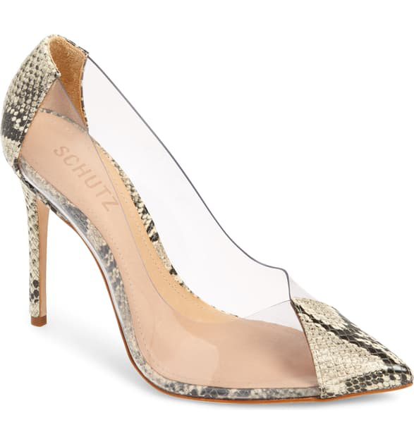 schutz clear pumps