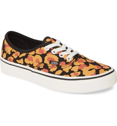 Shop Vans 'authentic' Sneaker In Black/ Inca Gold