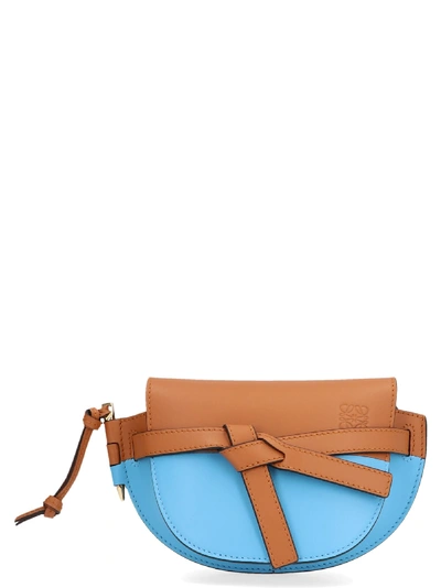 Shop Loewe Mini Gate Bag In Multicolor