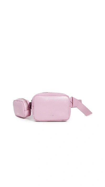 Shop Acne Studios Musubi Belt Pouches In Old Pink