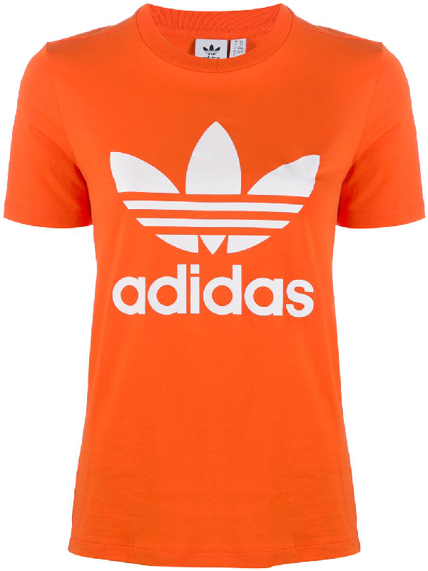 adidas shirt orange
