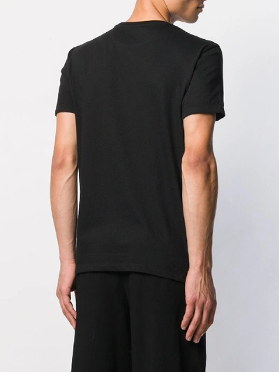 Shop Valentino 2101  Print T-shirt In Black