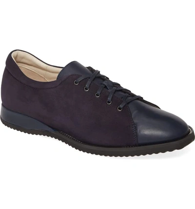 Shop Amalfi By Rangoni Ermes Derby In Navy Leather