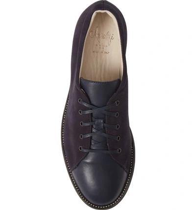 Shop Amalfi By Rangoni Ermes Derby In Navy Leather