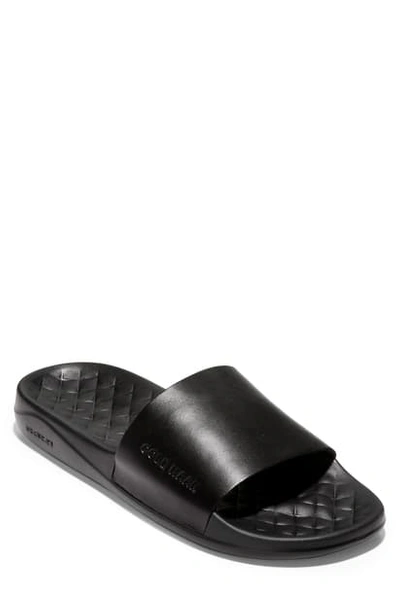 Cole Haan Grandpro Slide Sandal In Black ModeSens