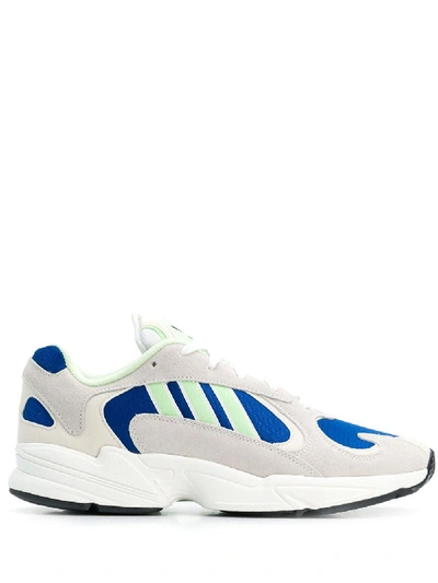 Shop Adidas Originals White Suede Sneakers