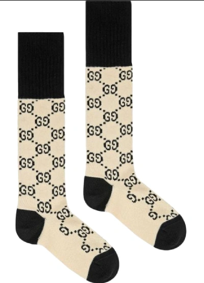 Shop Gucci Beige Socks