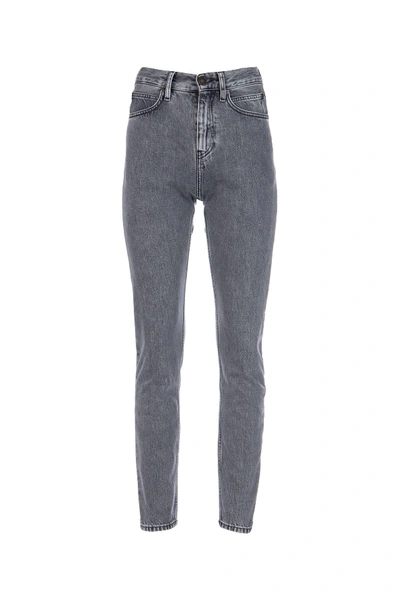 Shop Calvin Klein Jeans Est.1978 Grey Cotton Jeans
