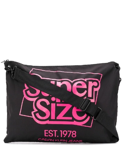 Shop Calvin Klein Jeans Est.1978 Black Polyamide Shoulder Bag