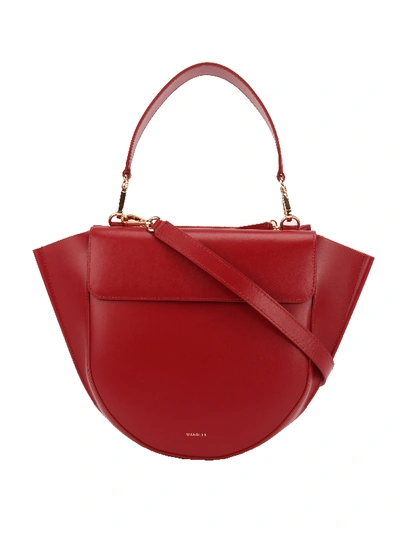 Shop Wandler Burgundy Leather Handbag