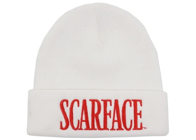 Pre-owned Supreme  Scarface Beanie White