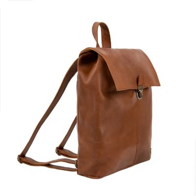 Shop Mahi Leather Minimalistic Leather Yale Backpack