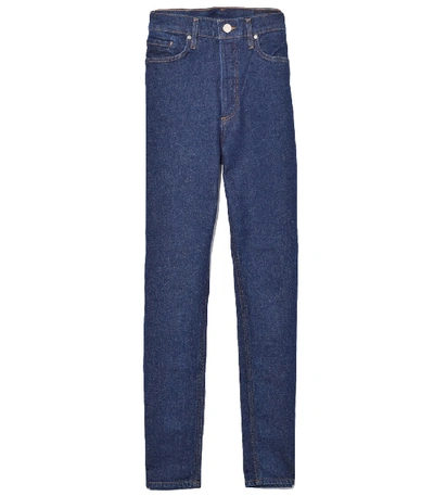 Shop Goldsign The High Rise Skinny Slim Jean In Rinse In Blue