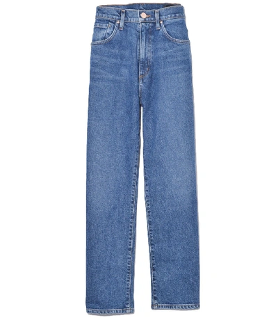 Shop Goldsign The Cropped A Jean In Hayward In Blue