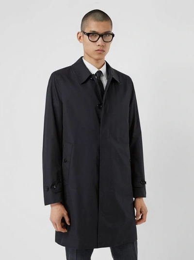 Shop Burberry The Pimlico Car Coat In Midnight