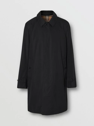 Shop Burberry The Pimlico Heritage Car Coat In Black