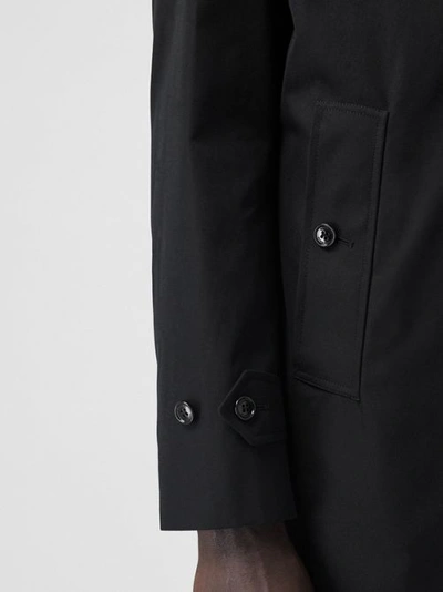 Shop Burberry The Pimlico Heritage Car Coat In Black