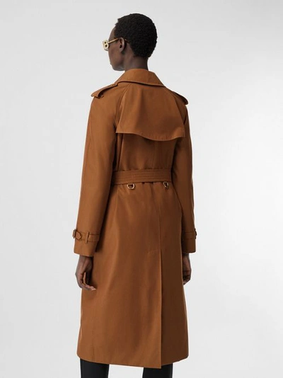 Shop Burberry The Waterloo Trench Coat In Chestnut Brown