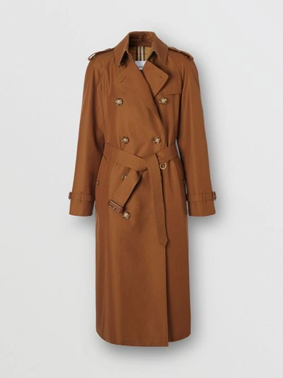 Shop Burberry The Waterloo Trench Coat In Chestnut Brown