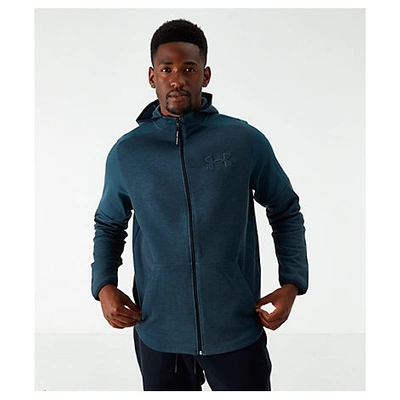 Under Armour Men's Unstoppable Move Light Full-zip Hoodie In Green/grey |  ModeSens