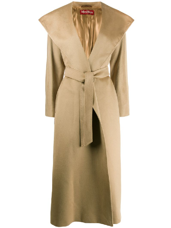 Max Mara Studio Danton Robe Coat - Brown | ModeSens