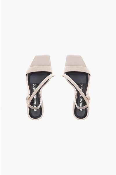 Shop Alexander Wang Dee Dee Dome Heel Sandal In Oyster