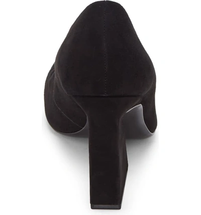 Shop Mercedes Castillo Rosana Pump In Black Suede