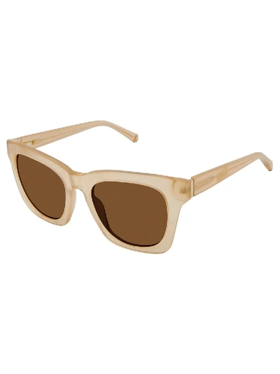 Shop Tura Kate Young For  Marley Sunglasses In Neutral