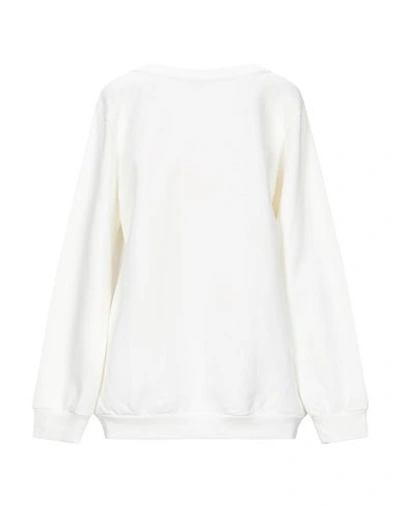 Shop Manoush Sweatshirt In Ivory