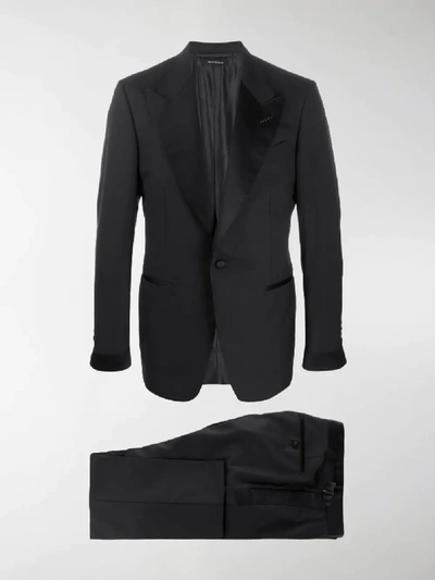 Shop Tom Ford Two Piece Dinner Suit In Blue