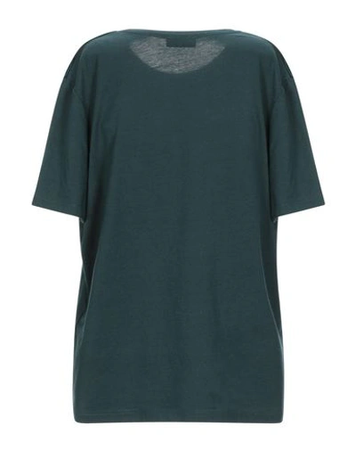 Shop Sandro T-shirt In Green