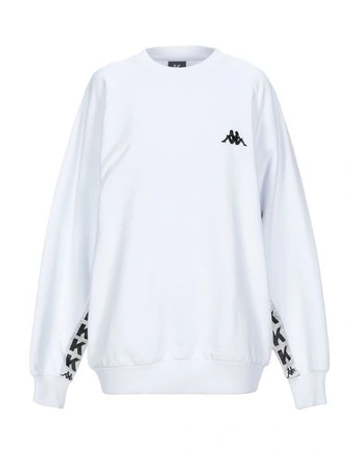 Shop Kappa Kontroll Woman Sweatshirt White Size M Cotton