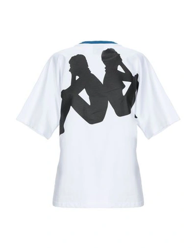 Shop Kappa Kontroll Woman T-shirt White Size M Cotton