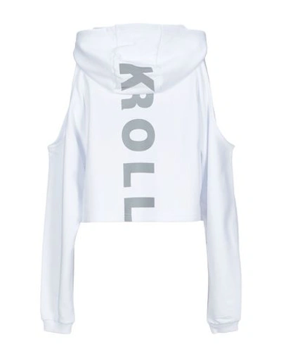 Kappa Kontroll Woman Sweatshirt White Size M Cotton In White