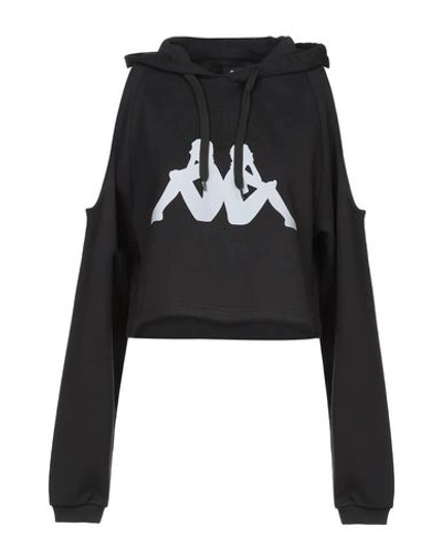 Shop Kappa Kontroll Woman Sweatshirt Black Size L Cotton