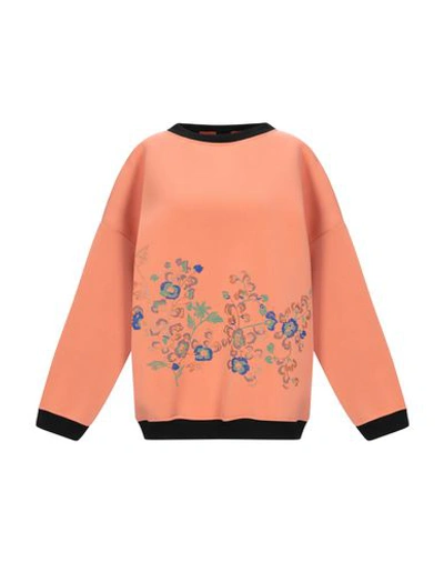 Shop Pinko Sweatshirt In Apricot