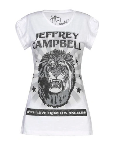 Shop Jeffrey Campbell T-shirt In White
