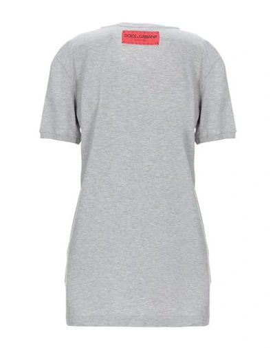 Shop Dolce & Gabbana T-shirts In Grey