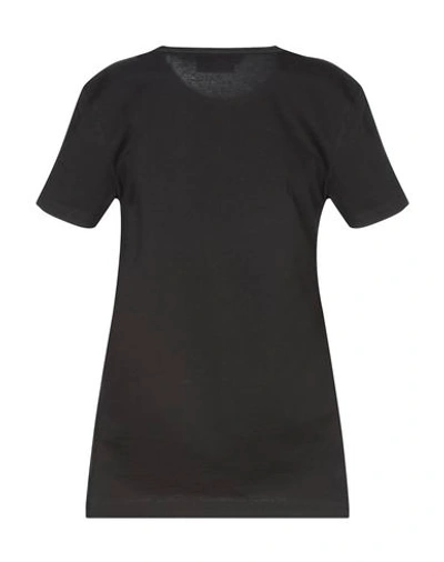 Shop Wood Wood Woman T-shirt Black Size S Cotton