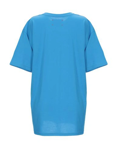 Alberta Ferretti Ti Amo Oversized Cotton Jersey T-shirt In Azure