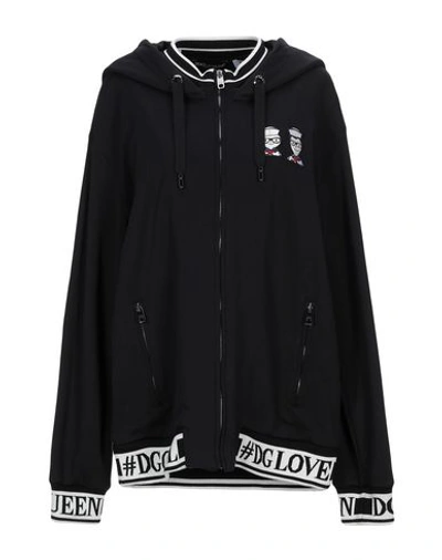 Shop Dolce & Gabbana Woman Sweatshirt Black Size 10 Cotton, Viscose, Polyamide