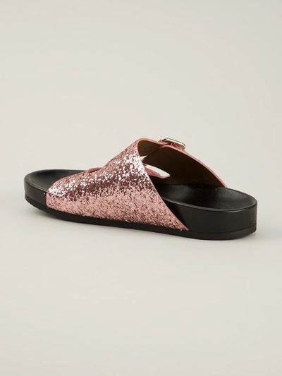Shop Givenchy Glitter Embellished Sandals