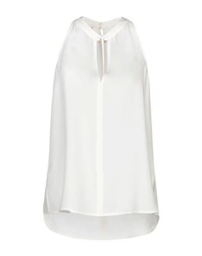 Shop A.l.c Silk Top In Ivory