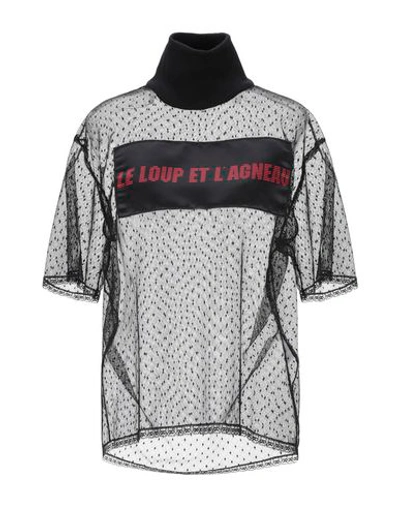 Shop Au Jour Le Jour T-shirt In Black