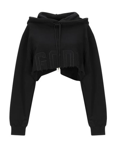 Shop Gcds Hooded Sweatshirt In Black