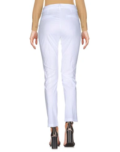 Shop Twinset Woman Pants White Size 2 Cotton
